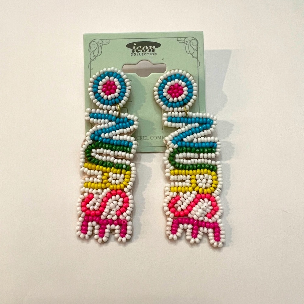 Icon Collection Beaded Rainbow
Nurse Earrings